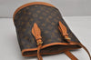 Authentic Louis Vuitton Monogram Bucket PM Shoulder Tote Bag M42238 LV 1795K