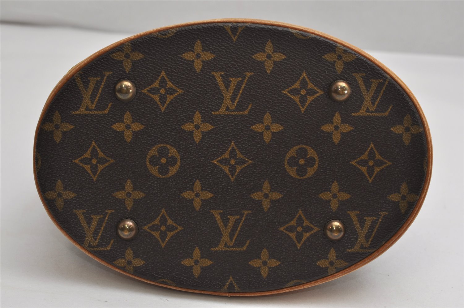 Authentic Louis Vuitton Monogram Bucket PM Shoulder Tote Bag M42238 LV 1795K
