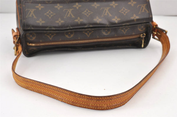 Authentic Louis Vuitton Monogram Viva Cite MM Shoulder Bag M51164 LV 1796K