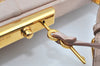 Authentic PRADA Vintage Leather Nappa Shoulder Hand Bag Purse Beige 1797G