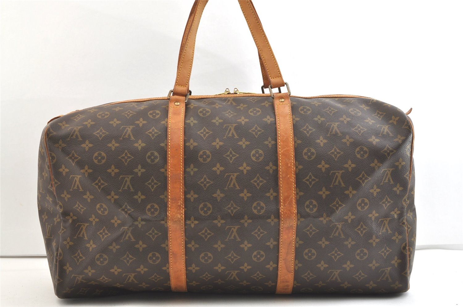 Authentic Louis Vuitton Monogram Sac Souple55 Hand Boston Bag M41622 LV 1797K