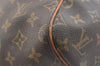 Authentic Louis Vuitton Monogram Sac Souple55 Hand Boston Bag M41622 LV 1797K