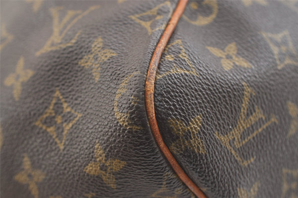 Authentic Louis Vuitton Monogram Sac Souple55 Hand Boston Bag M41622 LV 1797K