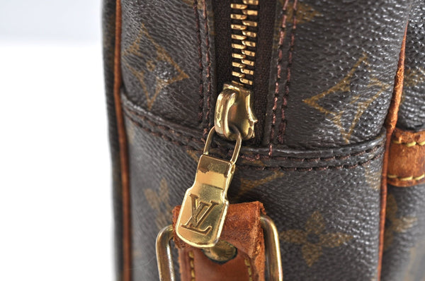 Authentic Louis Vuitton Monogram Danube MM Shoulder Cross Bag M45264 LV 1799J