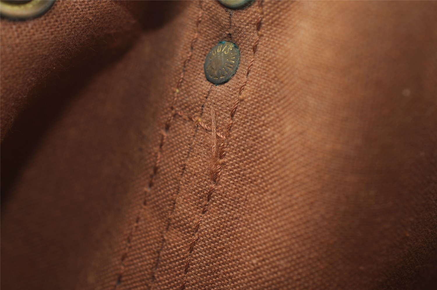 Authentic Louis Vuitton Monogram Petit Noe M42226 Shoulder Drawstring Bag 1800I