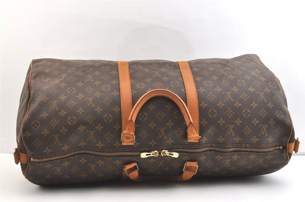 Authentic Louis Vuitton Monogram Keepall Bandouliere 60 M41412 Boston Bag 1800K