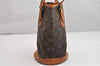Authentic Louis Vuitton Monogram Bucket PM Shoulder Tote Bag M42238 LV 1801K