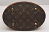 Authentic Louis Vuitton Monogram Bucket PM Shoulder Tote Bag M42238 LV 1801K