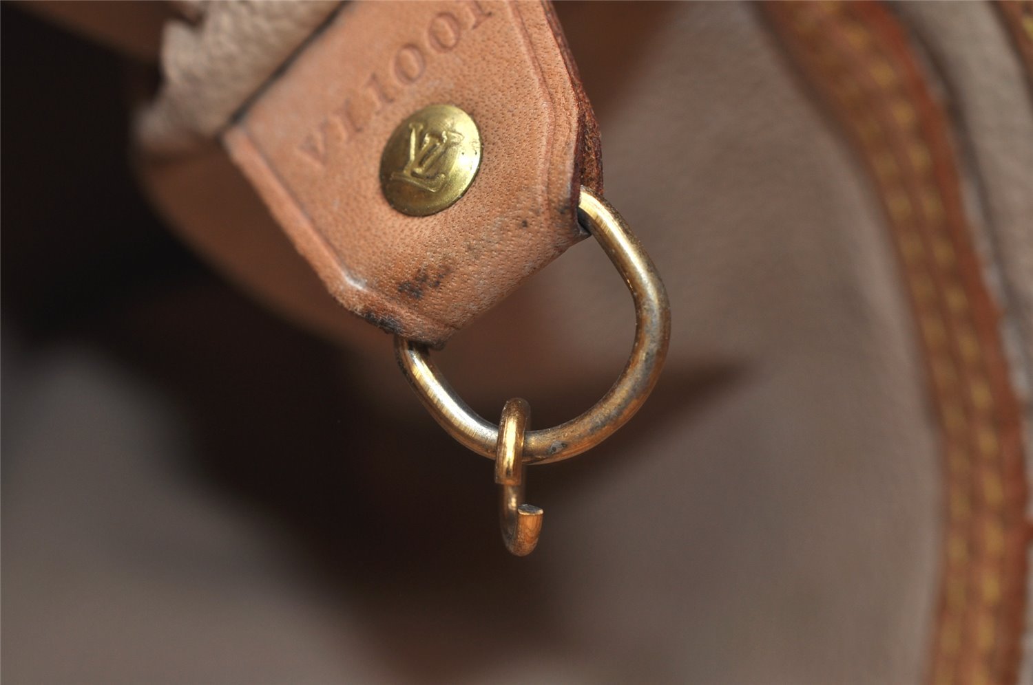 Authentic Louis Vuitton Monogram Bucket PM Shoulder Tote Bag M42238 LV 1801K