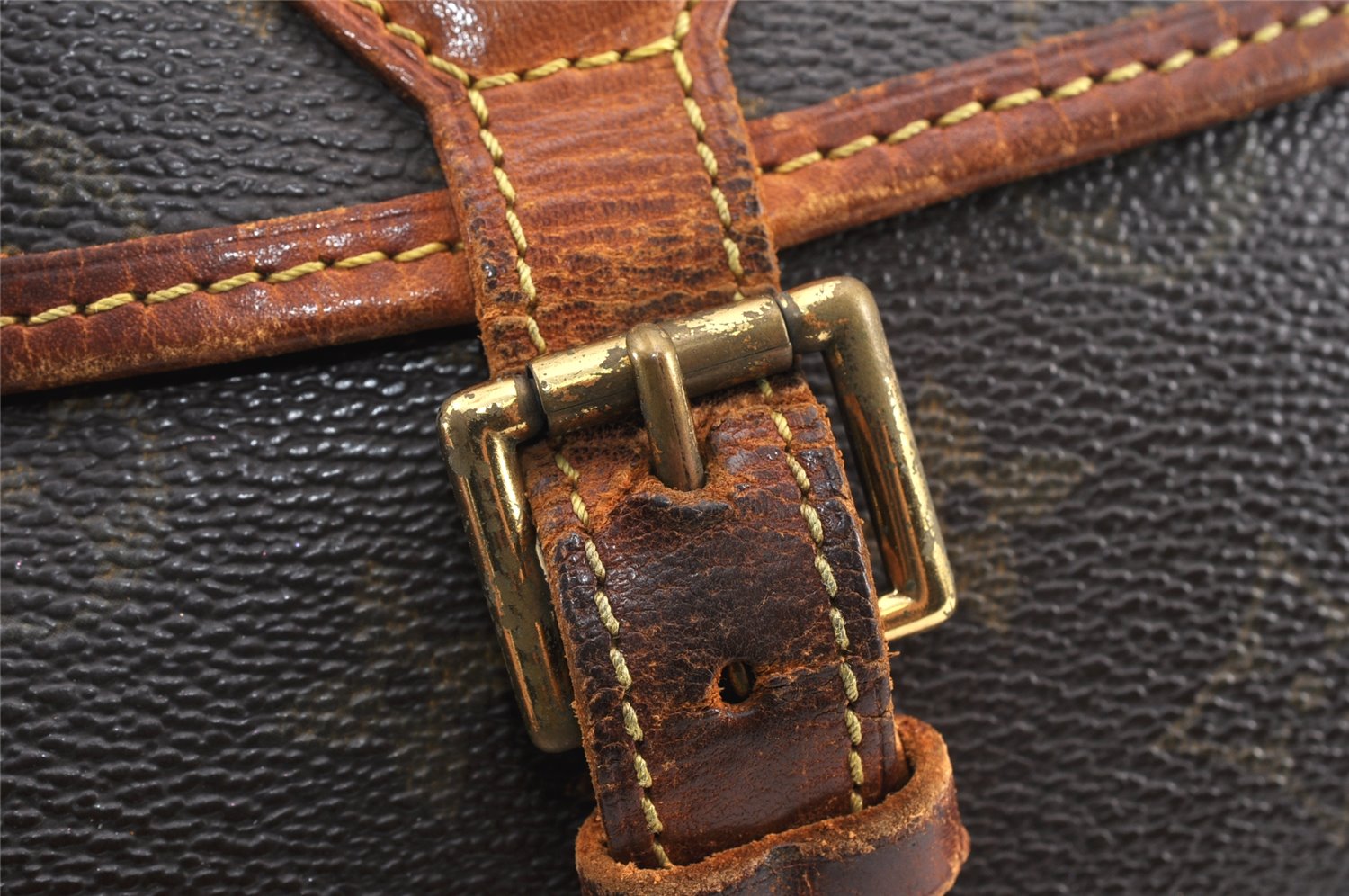 Authentic Louis Vuitton Monogram Sologne Shoulder Cross Bag M42250 LV Junk 1802K