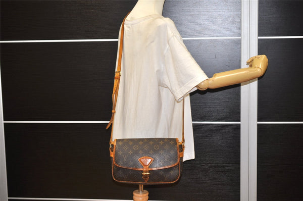 Authentic Louis Vuitton Monogram Sologne Shoulder Cross Bag M42250 LV Junk 1802K