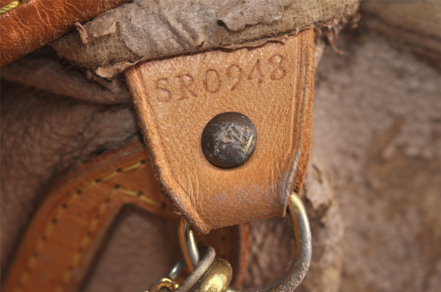 Authentic Louis Vuitton Monogram Bucket PM Shoulder Tote Bag M42238 Junk 1804I