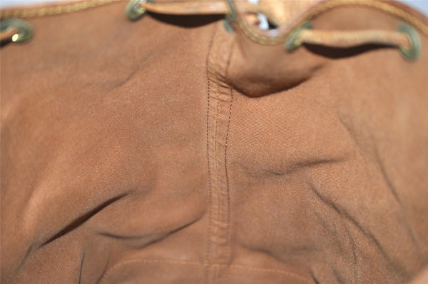 Authentic Louis Vuitton Monogram Noe Shoulder Drawstring Bag M42224 LV 1805I