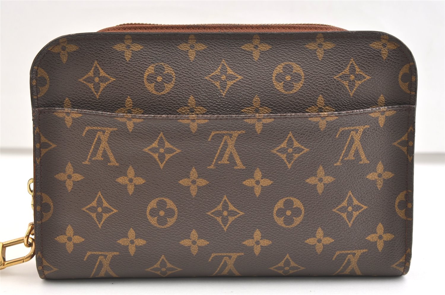 Authentic Louis Vuitton Monogram Orsay Clutch Hand Bag Purse M51790 LV 1805K