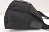 Authentic PRADA Nylon Leather Shoulder Cross Body Bag Purse Black 1807K
