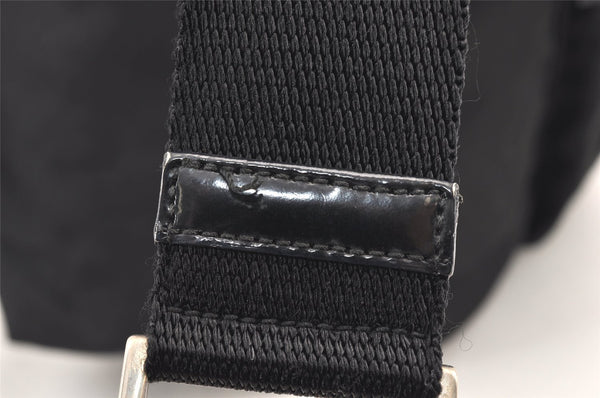 Authentic PRADA Nylon Leather Shoulder Cross Body Bag Purse Black 1807K