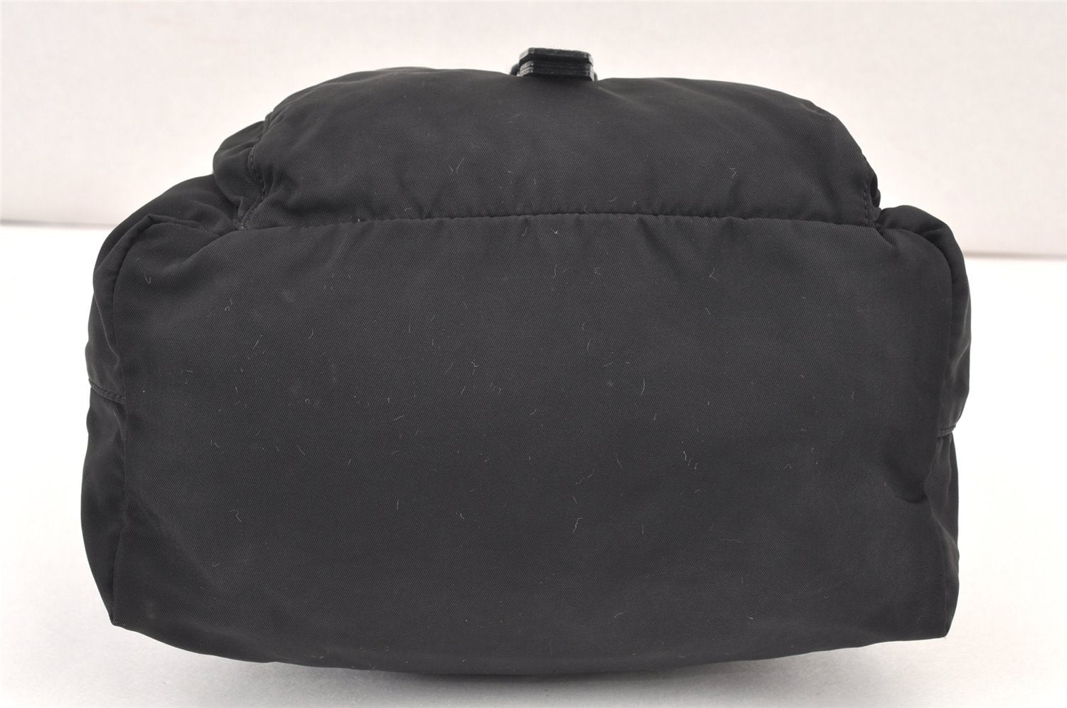 Authentic PRADA Nylon Leather Shoulder Cross Body Bag Purse Black 1807K