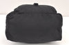 Authentic PRADA Nylon Leather Shoulder Cross Body Bag Purse Black 1807K