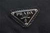 Authentic PRADA Nylon Leather Shoulder Cross Body Bag Purse Black 1807K