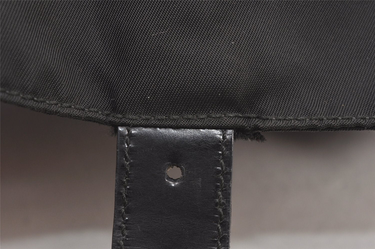 Authentic PRADA Nylon Leather Shoulder Cross Body Bag Purse Black 1807K