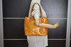 Authentic Louis Vuitton Vernis Houston Shoulder Hand Bag Yellow M91004 LV 1808I