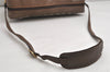 Authentic GUCCI Vintage Shoulder Cross Body Bag GG PVC Leather Brown Junk 1808K