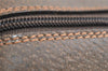 Authentic GUCCI Vintage Shoulder Cross Body Bag GG PVC Leather Brown Junk 1808K