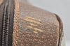 Authentic GUCCI Vintage Shoulder Cross Body Bag GG PVC Leather Brown Junk 1808K