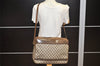 Authentic GUCCI Vintage Shoulder Cross Body Bag GG PVC Leather Brown Junk 1808K