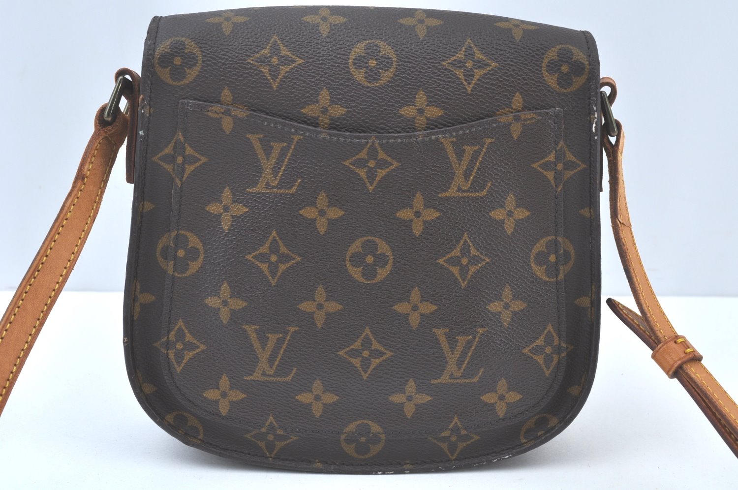 Authentic Louis Vuitton Monogram Saint Cloud MM M51243 Shoulder Cross Bag 1809J