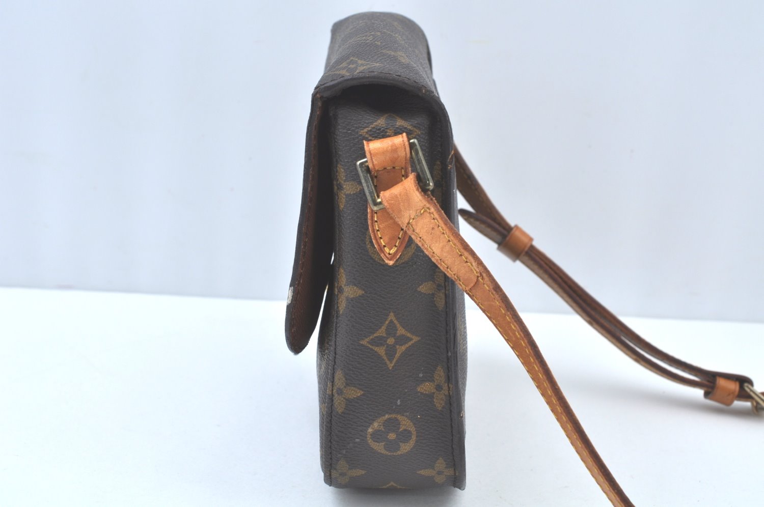 Authentic Louis Vuitton Monogram Saint Cloud MM M51243 Shoulder Cross Bag 1809J