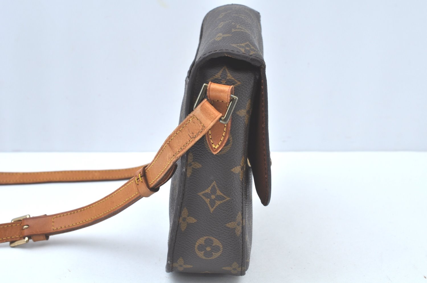 Authentic Louis Vuitton Monogram Saint Cloud MM M51243 Shoulder Cross Bag 1809J