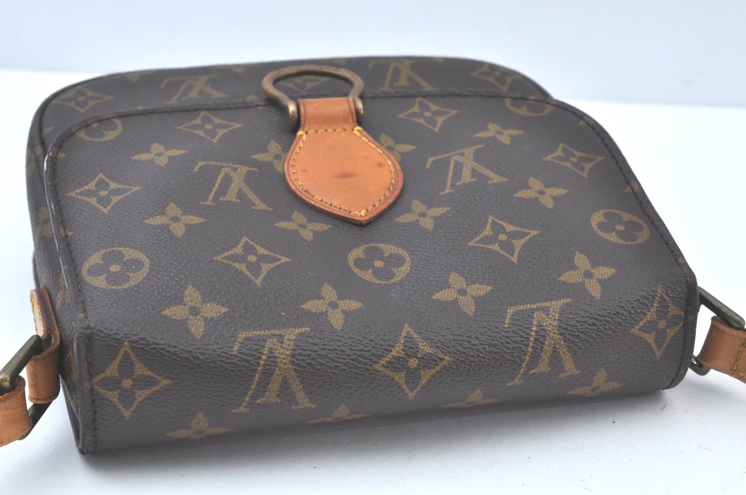 Authentic Louis Vuitton Monogram Saint Cloud MM M51243 Shoulder Cross Bag 1809J
