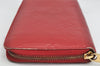 Authentic Louis Vuitton Vernis Zippy Organizer Long Wallet Red M93611 LV 1809K