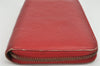 Authentic Louis Vuitton Vernis Zippy Organizer Long Wallet Red M93611 LV 1809K