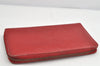 Authentic Louis Vuitton Vernis Zippy Organizer Long Wallet Red M93611 LV 1809K