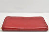 Authentic Louis Vuitton Vernis Zippy Organizer Long Wallet Red M93611 LV 1809K