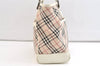 Authentic BURBERRY Nova Check Shoulder Tote Bag Canvas Leather Beige 1810K