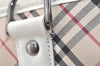 Authentic BURBERRY Nova Check Shoulder Tote Bag Canvas Leather Beige 1810K