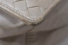 Authentic BOTTEGA VENETA Vintage Intrecciato Leather Hand Bag Purse White 1813K