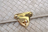 Authentic BOTTEGA VENETA Vintage Intrecciato Leather Hand Bag Purse White 1813K