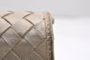Authentic BOTTEGA VENETA Vintage Intrecciato Leather Hand Bag Purse White 1813K