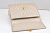 Authentic BOTTEGA VENETA Vintage Intrecciato Leather Hand Bag Purse White 1813K
