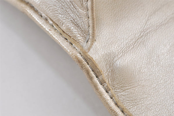 Authentic BOTTEGA VENETA Vintage Intrecciato Leather Hand Bag Purse White 1813K