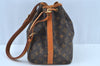Authentic Louis Vuitton Monogram Petit Noe M42226 Shoulder Drawstring Bag 1815I