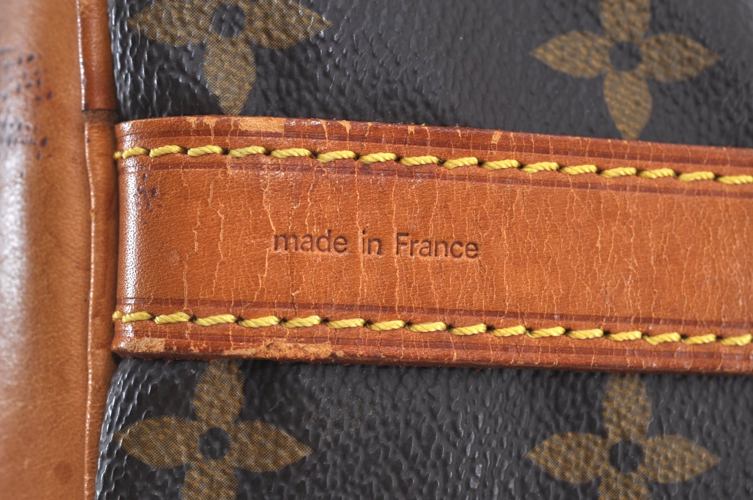 Authentic Louis Vuitton Monogram Petit Noe M42226 Shoulder Drawstring Bag 1815I