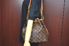Authentic Louis Vuitton Monogram Petit Noe M42226 Shoulder Drawstring Bag 1815I