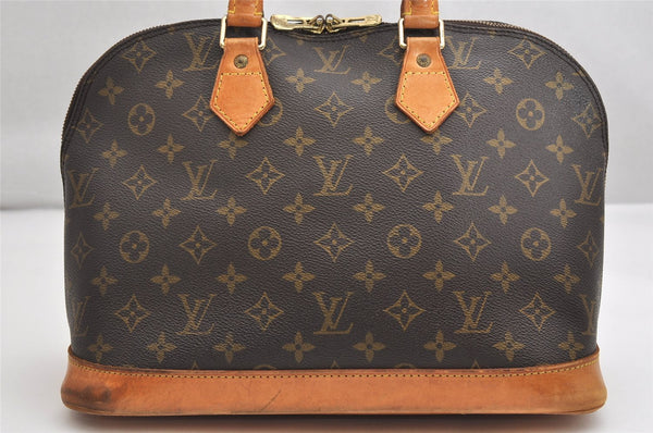 Authentic Louis Vuitton Monogram Alma Hand Bag Purse M51130 LV 1815K