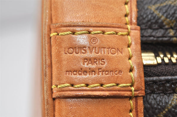 Authentic Louis Vuitton Monogram Alma Hand Bag Purse M51130 LV 1815K