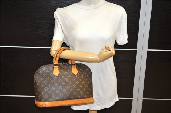 Authentic Louis Vuitton Monogram Alma Hand Bag Purse M51130 LV 1815K